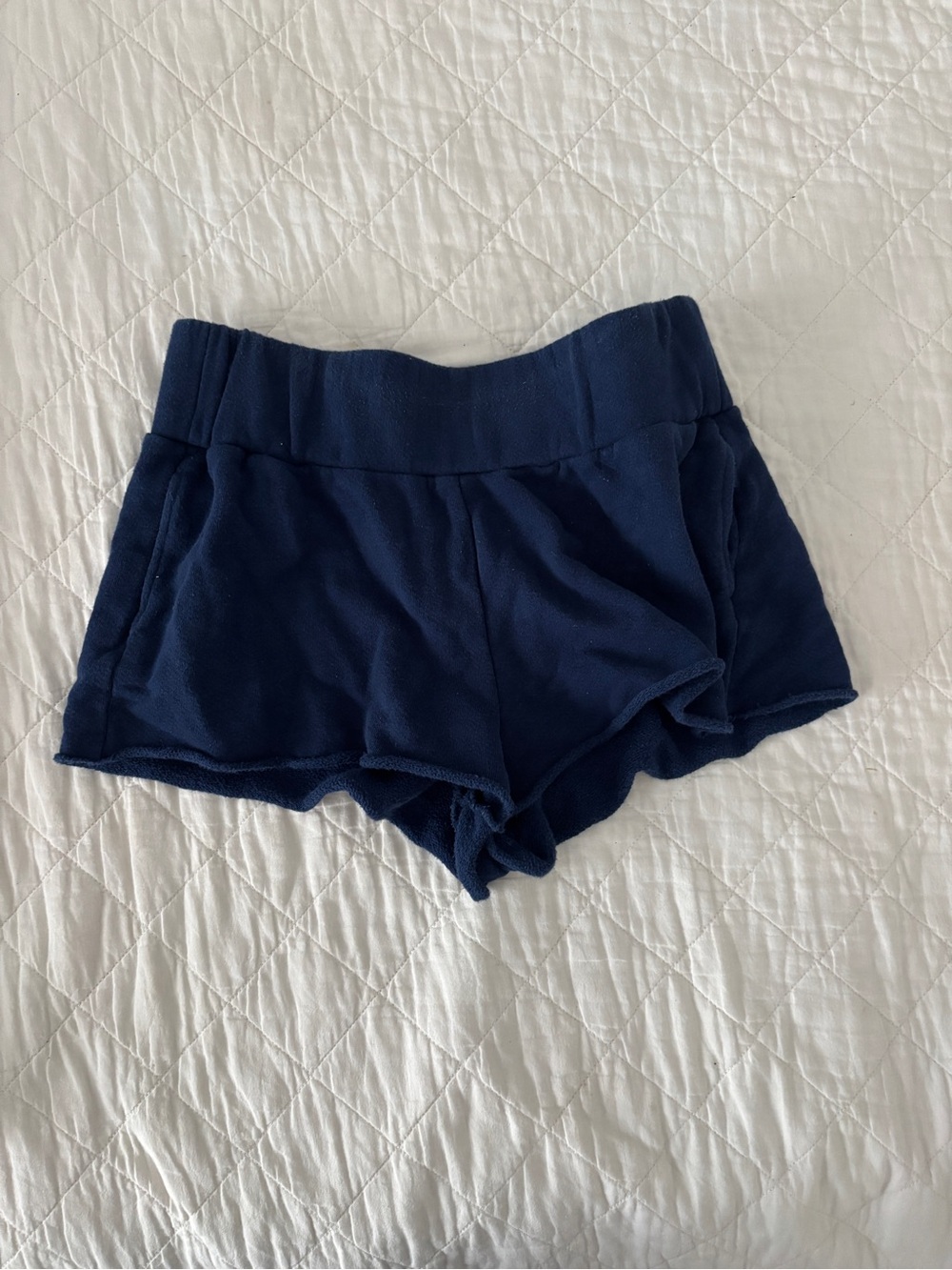 Free People Navy Lounge Shorts